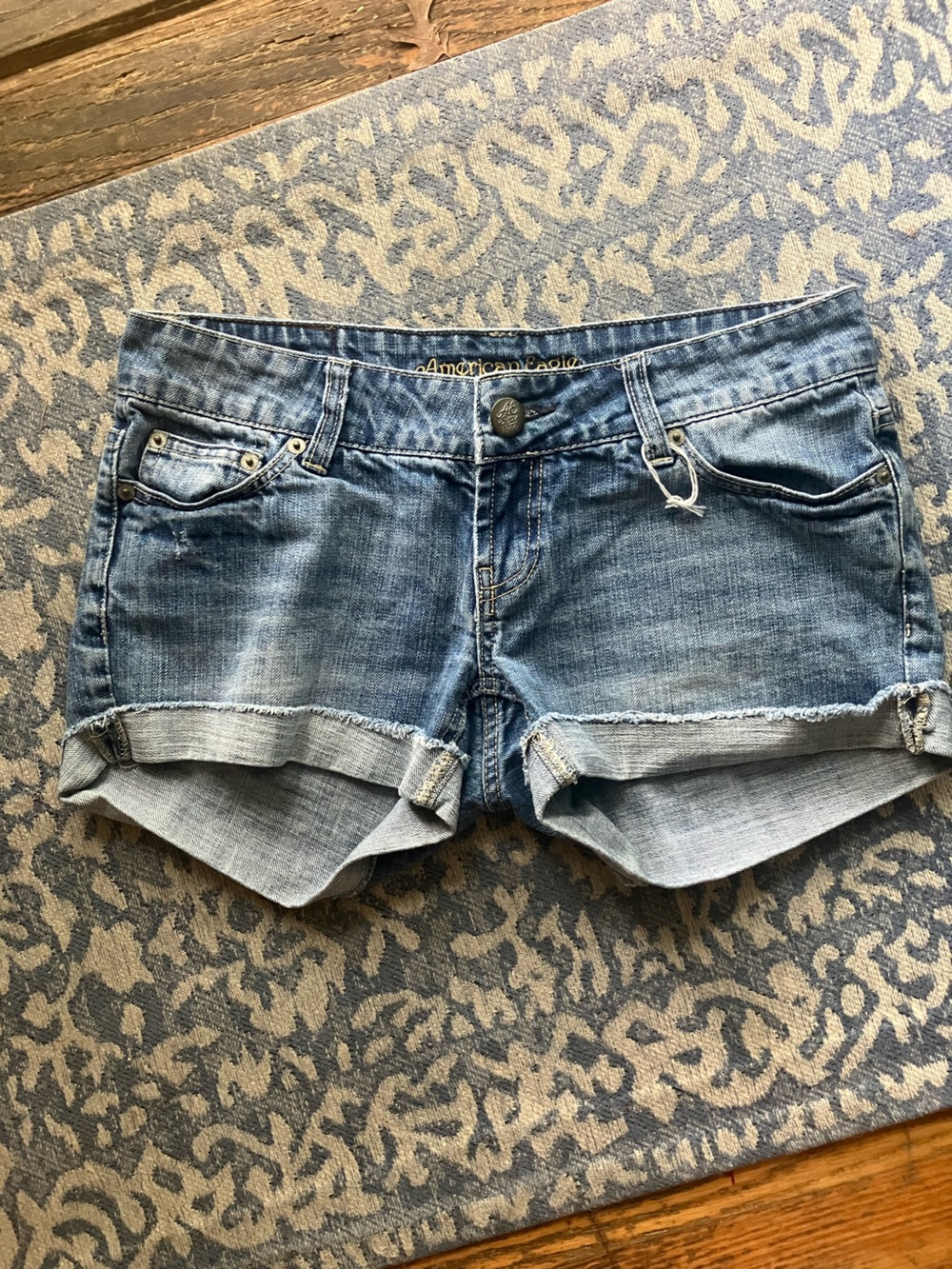 American Eagle Outfitters Light Blue Denim Shorts